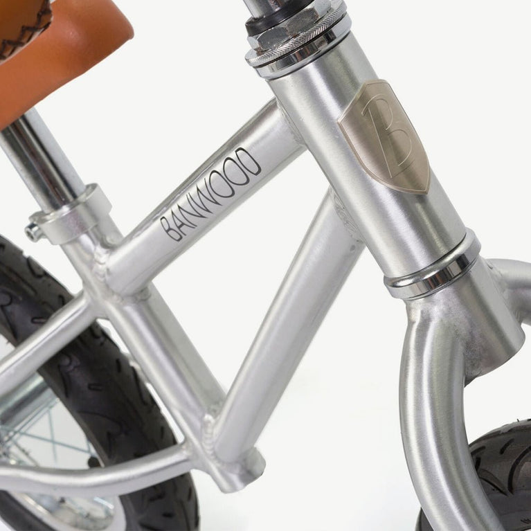 Banwood - Kinder Laufrad First Go 12 Zoll in Chrom Chrom - 8435441831166 - littlehipstar.com
