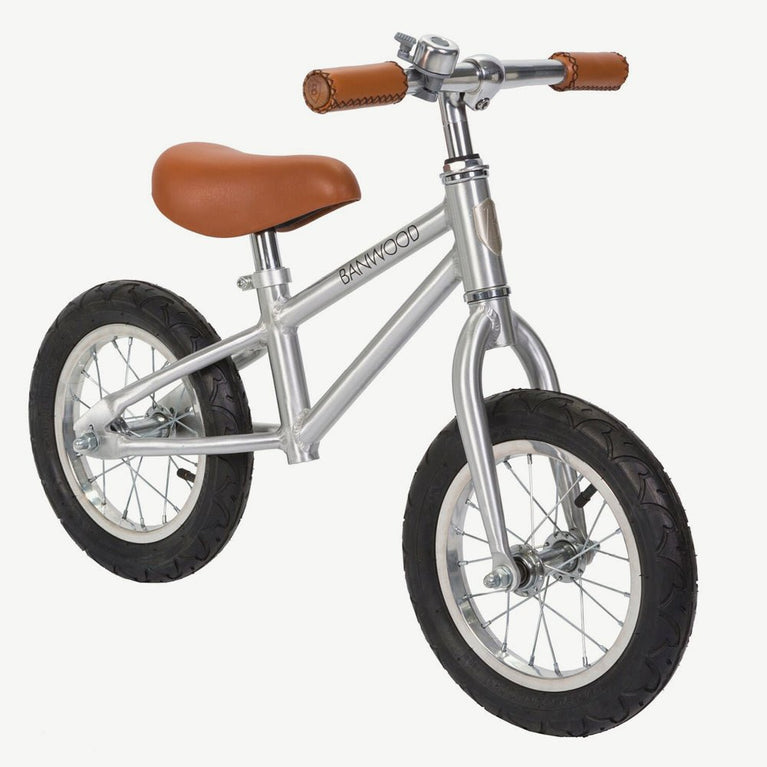 Banwood - Kinder Laufrad First Go 12 Zoll in Chrom Chrom - 8435441831166 - littlehipstar.com