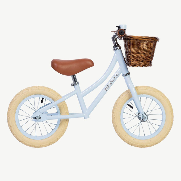 Banwood - Kinder Laufrad First Go 12 Zoll mit Korb - Sky - 8445027001814 - littlehipstar.com