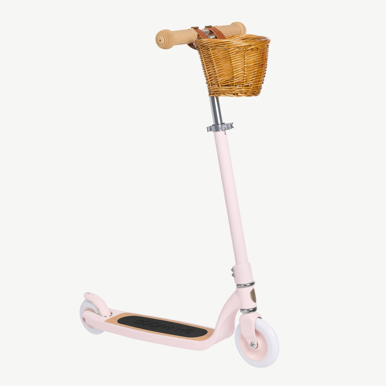 Banwood - Maxi Scooter Roller mit Korb - Rosa - 8445027062761 - littlehipstar.com