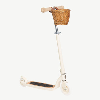 Banwood - Maxi Scooter Roller mit Korb - Marineblau - 8445027062785 - littlehipstar.com
