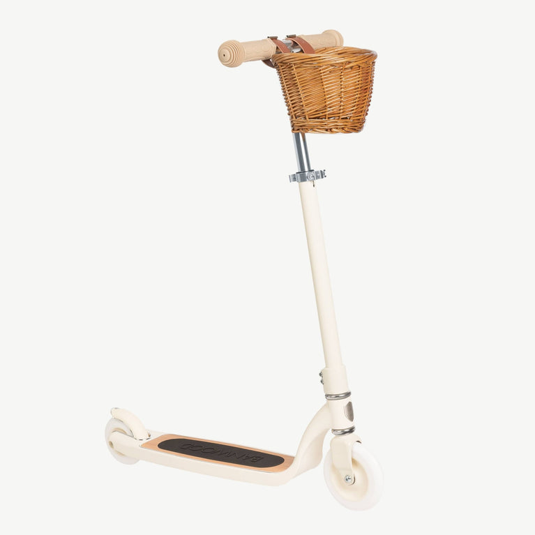 Banwood - Maxi Scooter Roller mit Korb - Creme - 8445027062815 - littlehipstar.com