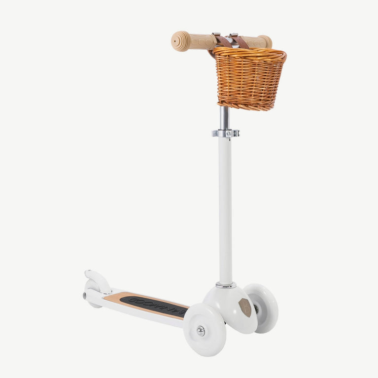 Banwood - Scooter Roller mit Korb - Weiß - 8445027020723 - littlehipstar.com