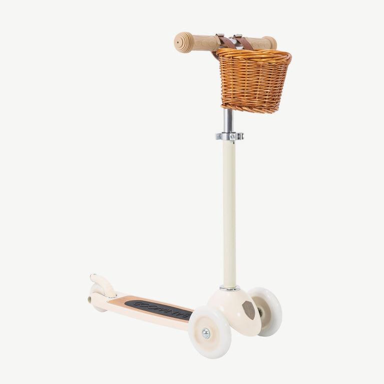 Banwood - Scooter Roller mit Korb - Creme - 8445027020761 - littlehipstar.com