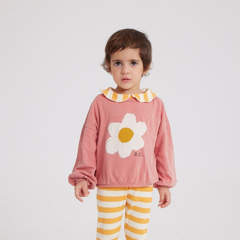 Bobo Choses - Baby Big Flower T-Shirt aus Bio-Baumwolle in Salmon Pink - 24 Monate - 8445782087726 - littlehipstar.com