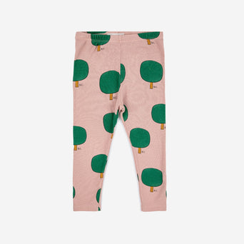 Bobo Choses - Baby Green Tree Leggings aus Bio-Baumwolle in Rosa - 24 Monate - 8445782145143 - littlehipstar.com