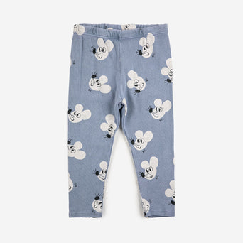 Bobo Choses - Baby Mouse Leggings aus Bio-Baumwolle in Blau - 24 Monate - 8445782093000 - littlehipstar.com