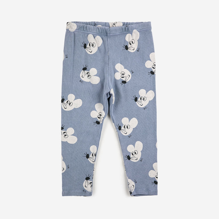 Bobo Choses - Baby Mouse Leggings aus Bio-Baumwolle in Blau - 24 Monate - 8445782093000 - littlehipstar.com