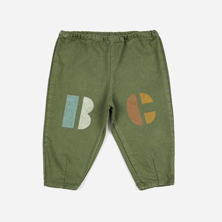Bobo Choses - Baby Multicolor B.C Hose aus Baumwolle in Khaki - 24 Monate - 8445782095165 - littlehipstar.com