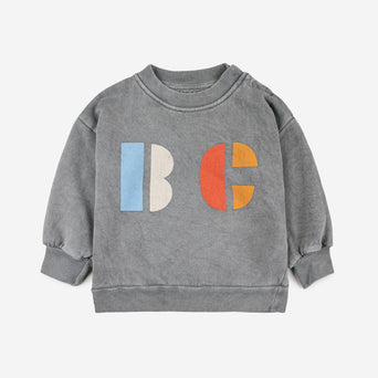 Bobo Choses - Baby Multicolor B.C Sweatshirt aus Bio-Baumwolle in Grau - 24 Monate - 8445782090597 - littlehipstar.com