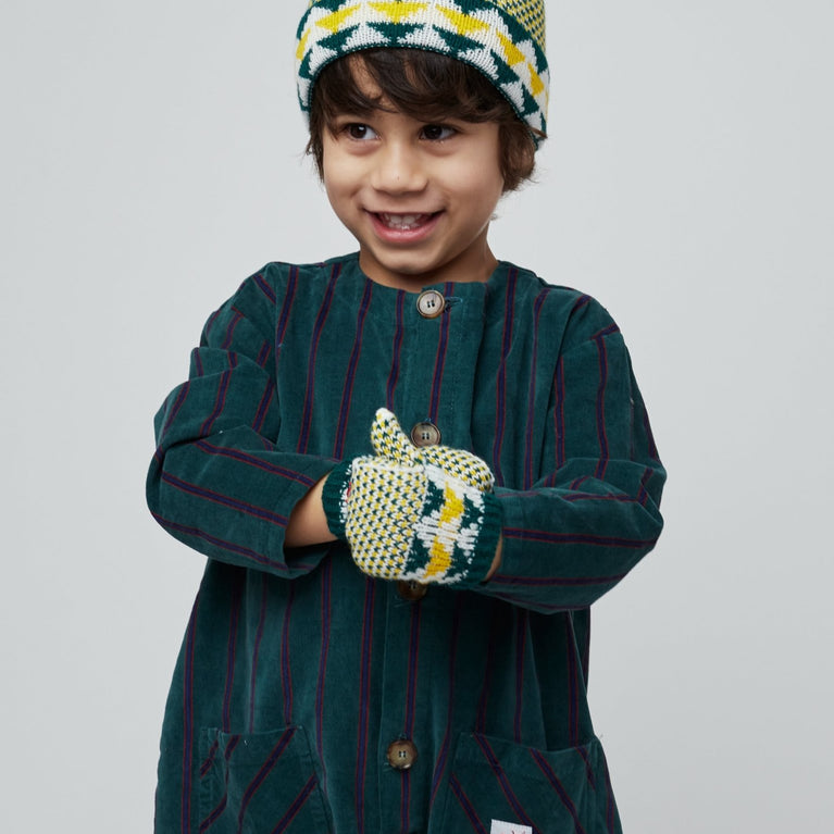 Bobo Choses - Baby Mütze & Fäustlinge in Navy - 2tlg. Set - Kopfumfang 48 cm - 8445782146034 - littlehipstar.com