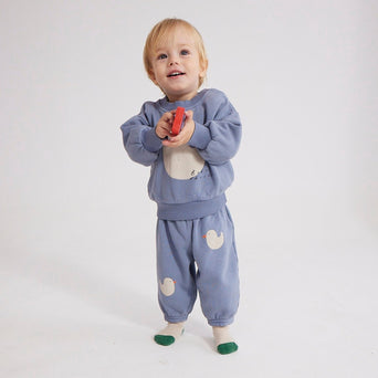 Bobo Choses - Baby Rubber Duck Sweatshirt aus Bio-Baumwolle in Blau - 24 Monate - 8445782090481 - littlehipstar.com