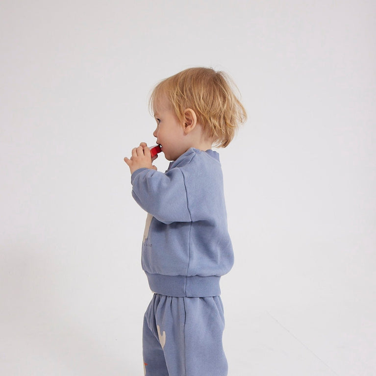 Bobo Choses - Baby Rubber Duck Sweatshirt aus Bio-Baumwolle in Blau - 24 Monate - 8445782090481 - littlehipstar.com