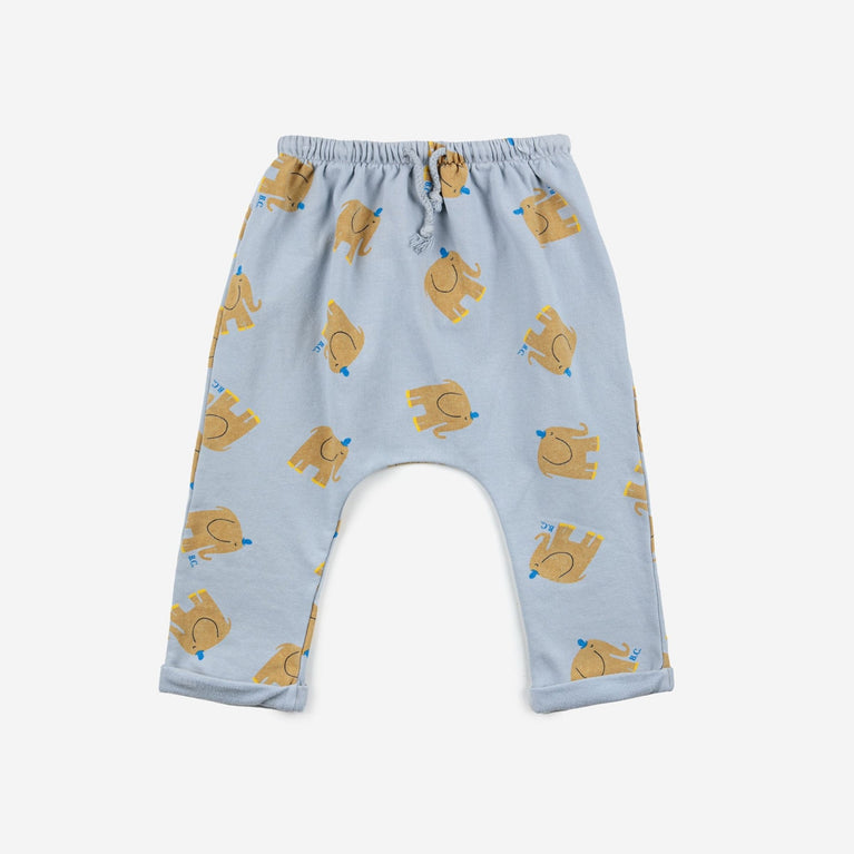 Bobo Choses - Baby The Elephant Hose aus Bio-Baumwolle in Hellblau - 24 Monate - 8445782094687 - littlehipstar.com