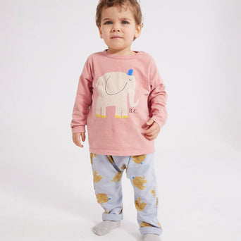 Bobo Choses - Baby The Elephant Hose aus Bio-Baumwolle in Hellblau - 24 Monate - 8445782094687 - littlehipstar.com