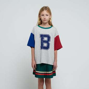 Big B T-Shirt aus Bio-Baumwollmix in Bunt