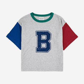 Big B T-Shirt aus Bio-Baumwollmix in Bunt