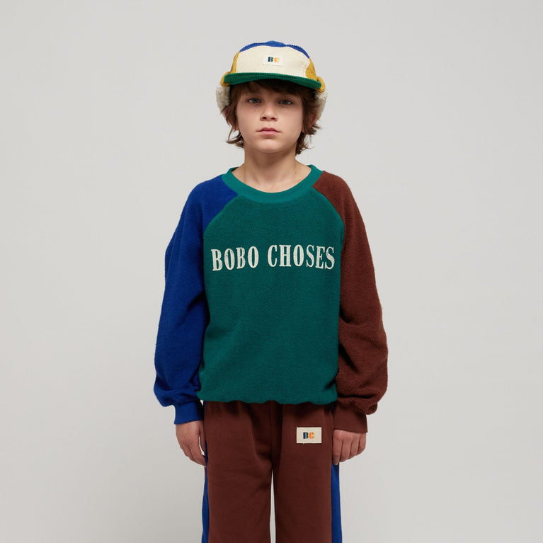 Bobo Choses - Bobo Choses Color Block Sweatshirt aus Bio-Baumwolle - 4-5 Jahre - 8445782103853 - littlehipstar.com