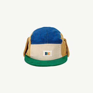 Bobo Choses - Color Block Cap aus Cord - Kopfumfang 52 - 8445782124292 - littlehipstar.com