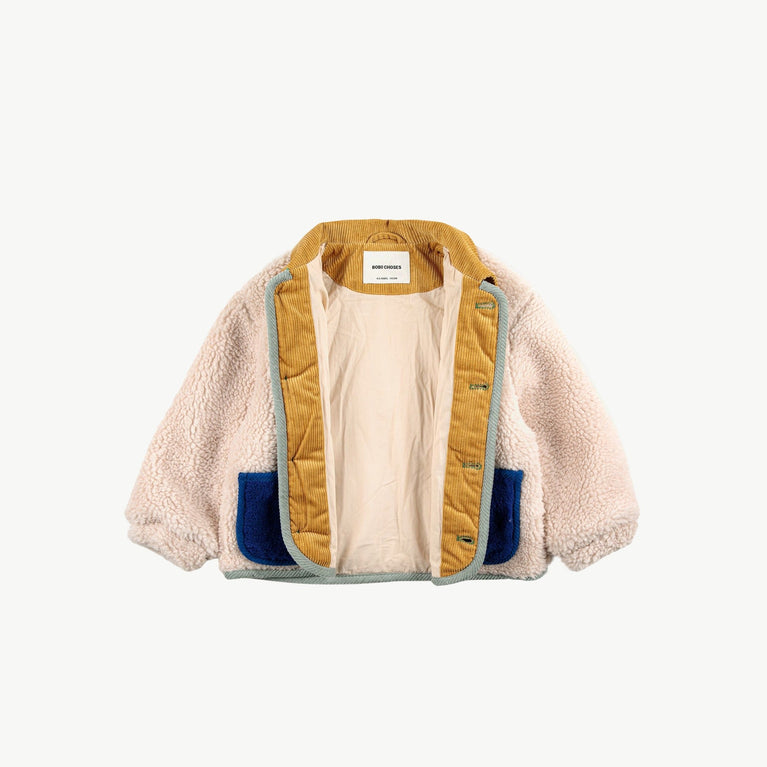 Bobo Choses - Color Block Jacke aus Plüsch - 2-3 Jahre - 8445782113678 - littlehipstar.com