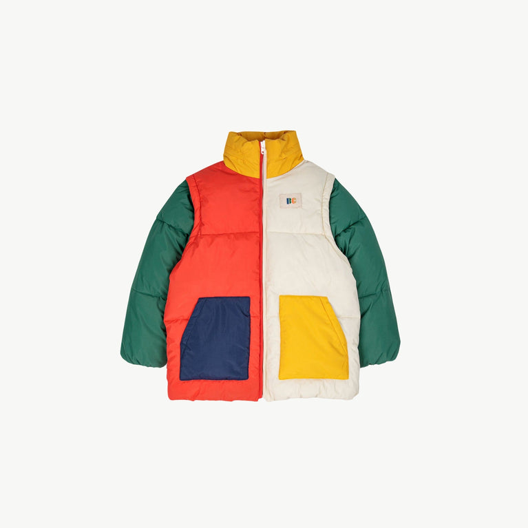 Bobo Choses - Color Block Wattierte Jacke - 4-5 Jahre - 8445782114170 - littlehipstar.com