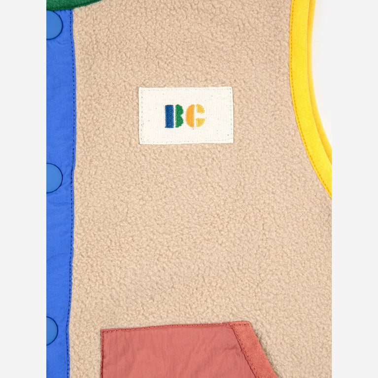 Bobo Choses - Color Block Weste aus Fleece - 2-3 Jahre - 8445782113319 - littlehipstar.com