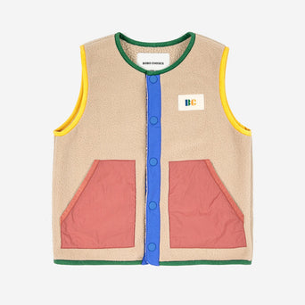 Bobo Choses - Color Block Weste aus Fleece - 2-3 Jahre - 8445782113319 - littlehipstar.com