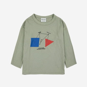 Crazy Bicy Langarmshirt aus Bio-Baumwolle in Hellgrün
