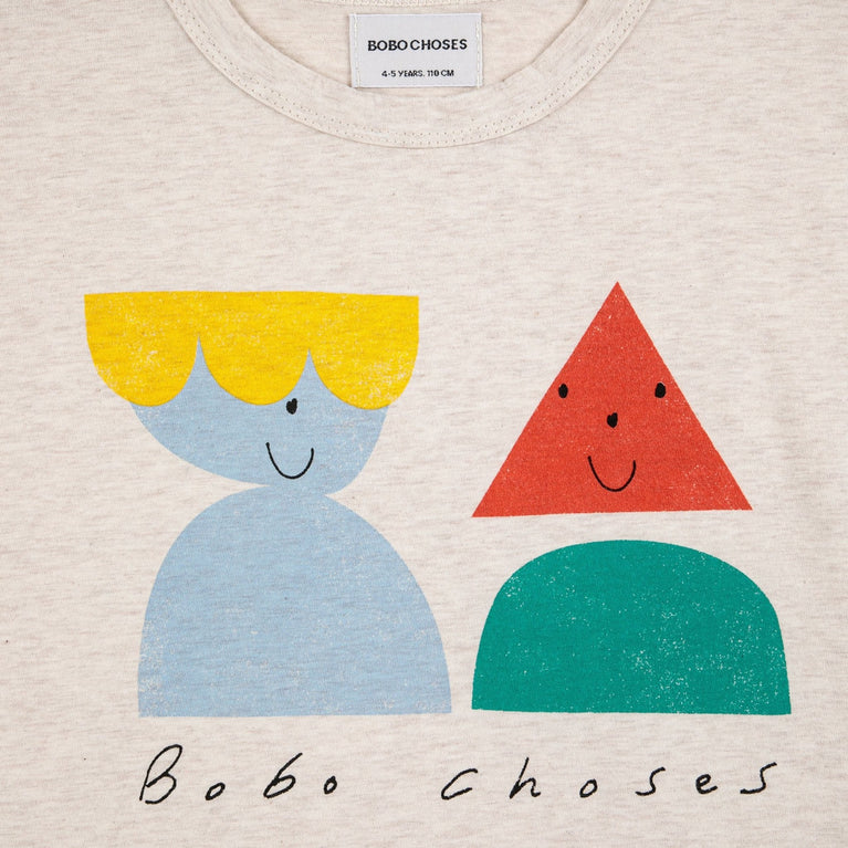 Bobo Choses - Funny Friends Langarmshirt aus Baumwolle in Beige - 2-3 Jahre - 8445782100111 - littlehipstar.com
