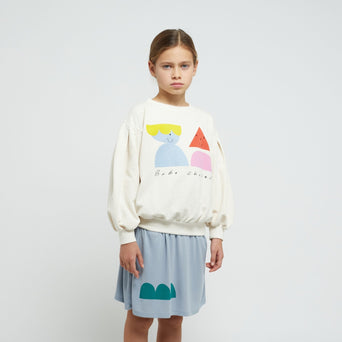 Bobo Choses - Funny Friends Sweatshirt aus Bio-Baumwolle in Weiß - 2-3 Jahre - 8445782104072 - littlehipstar.com