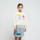 Bobo Choses - Funny Friends Sweatshirt aus Bio-Baumwolle in Weiß - 2-3 Jahre - 8445782104072 - littlehipstar.com