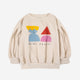 Bobo Choses - Funny Friends Sweatshirt aus Bio-Baumwolle in Weiß - 2-3 Jahre - 8445782104072 - littlehipstar.com
