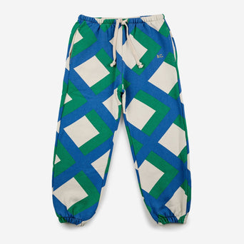 Bobo Choses - Giant Check Jogginghose aus Baumwolle in Offwhite - 4-5 Jahre - 8445782106137 - littlehipstar.com