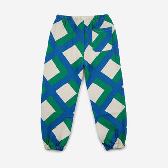 Bobo Choses - Giant Check Jogginghose aus Baumwolle in Offwhite - 4-5 Jahre - 8445782106137 - littlehipstar.com