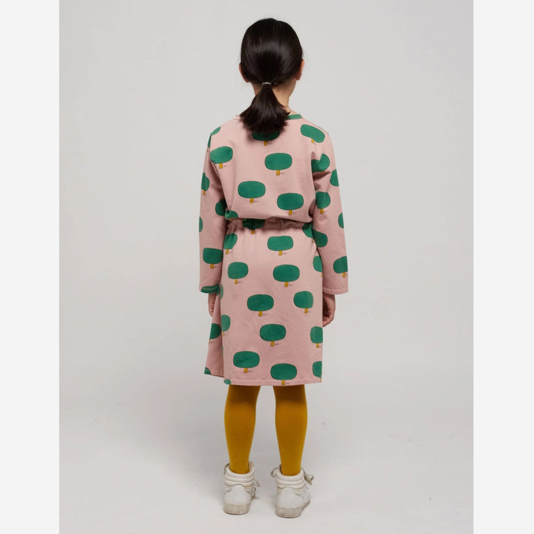 Bobo Choses - Green Tree Kleid aus Bio-Baumwolle - 2-3 Jahre - 8445782110561 - littlehipstar.com