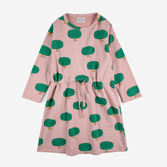 Bobo Choses - Green Tree Kleid aus Bio-Baumwolle - 2-3 Jahre - 8445782110561 - littlehipstar.com