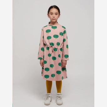Bobo Choses - Green Tree Kleid aus Bio-Baumwolle - 2-3 Jahre - 8445782110561 - littlehipstar.com