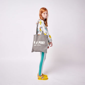 Bobo Choses - I'm a Poet Stofftasche aus Baumwolle - Dunkelgrau - 3000000944356 - littlehipstar.com