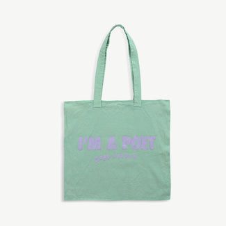 Bobo Choses - I'm a Poet Stofftasche aus Baumwolle - Dunkelgrau - 3000000944356 - littlehipstar.com
