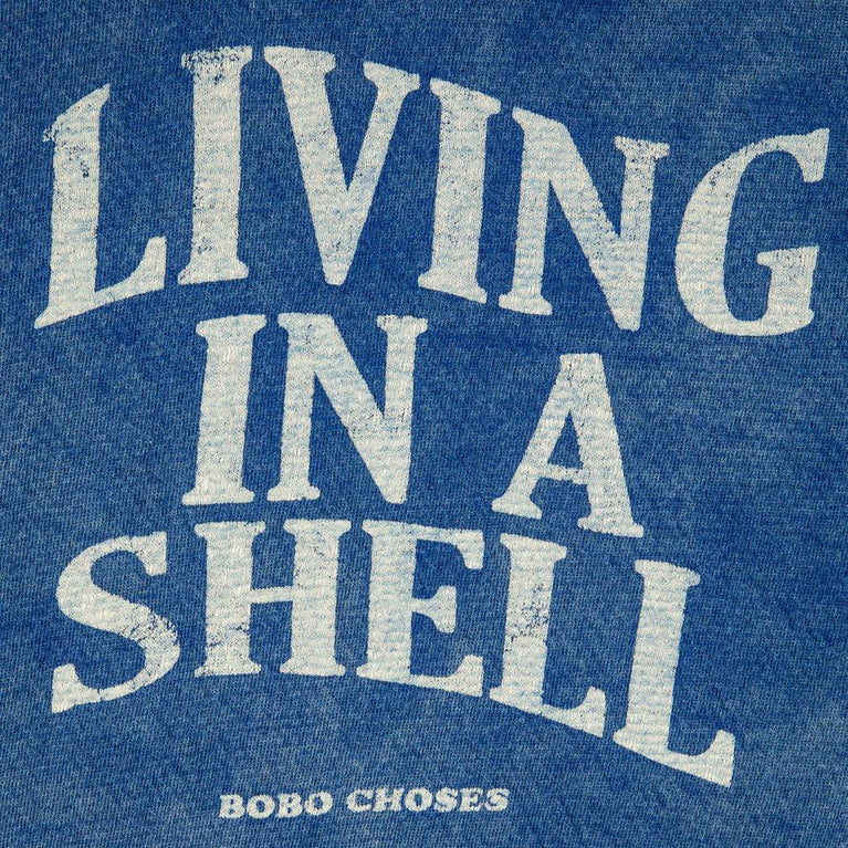 Bobo Choses - Living In A Shell Sweatshirt aus Bio-Baumwolle in Blau - 2-3 Jahre - 8445782025582 - littlehipstar.com