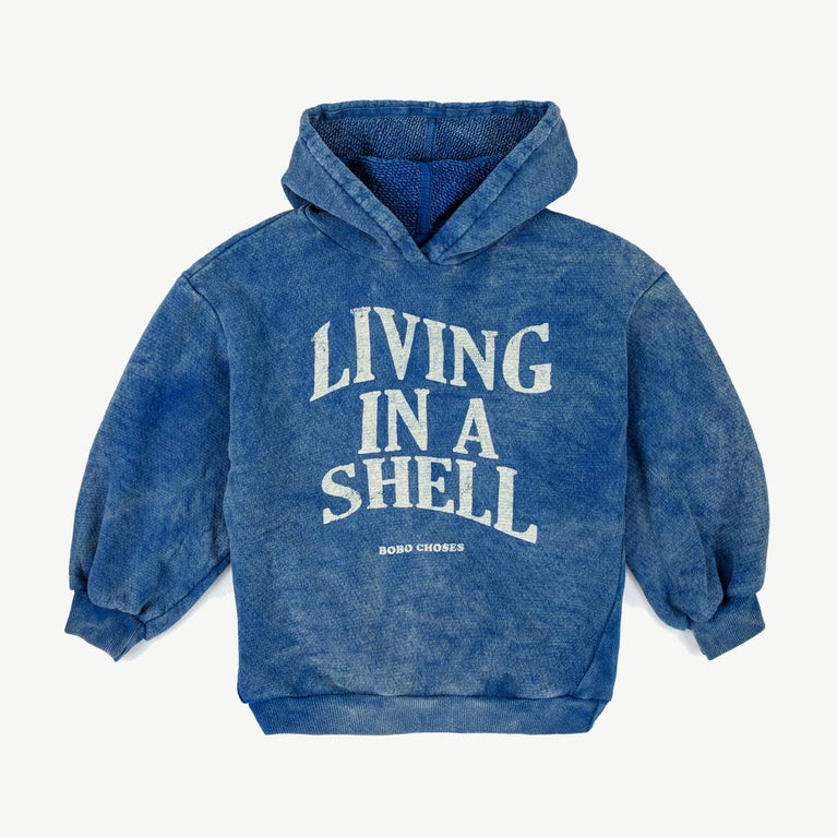 Bobo Choses - Living In A Shell Sweatshirt aus Bio-Baumwolle in Blau - 2-3 Jahre - 8445782025582 - littlehipstar.com