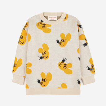Bobo Choses - Mouse Strickpullover aus Baumwolle - 2-3 Jahre - 8445782111759 - littlehipstar.com