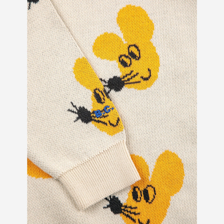 Bobo Choses - Mouse Strickpullover aus Baumwolle - 2-3 Jahre - 8445782111759 - littlehipstar.com