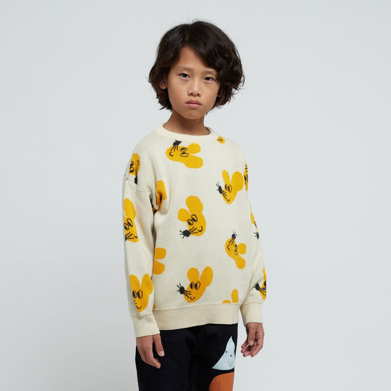 Bobo Choses - Mouse Strickpullover aus Baumwolle - 2-3 Jahre - 8445782111759 - littlehipstar.com