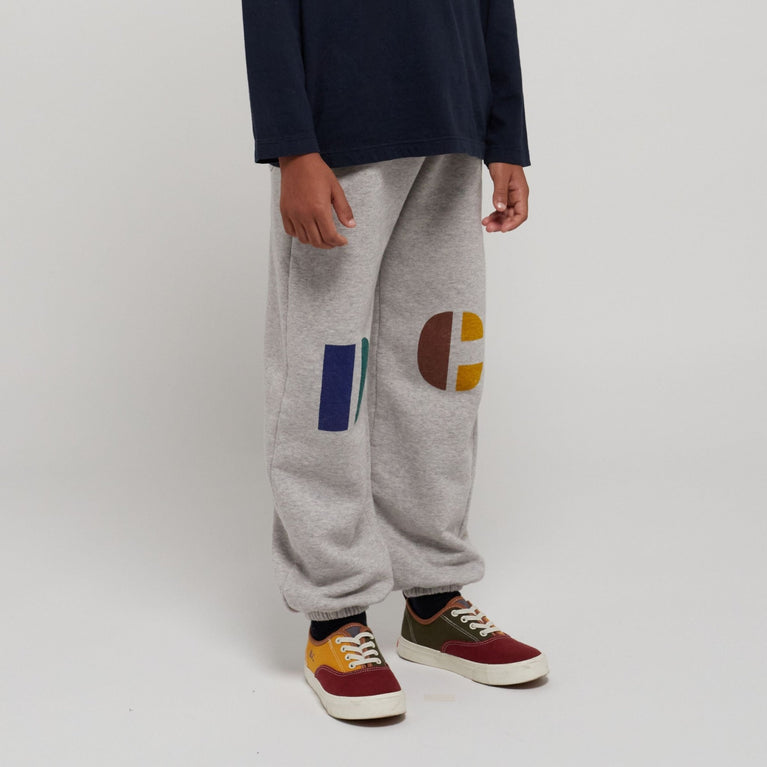 Bobo Choses - Multicolor B.C Jogginghose aus Bio-Baumwollmix in Hellgrau - 2-3 Jahre - 8445782106601 - littlehipstar.com
