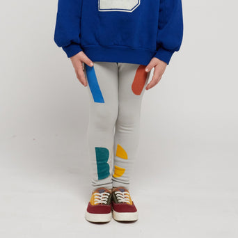 Bobo Choses - Multicolor B.C Leggings aus Bio-Baumwolle in Hellgrau - 2-3 Jahre - 8445782152745 - littlehipstar.com