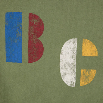 Bobo Choses - Multicolor B.C Sweatshirt aus Bio-Baumwolle in Khaki - 4-5 Jahre - 8445782102184 - littlehipstar.com