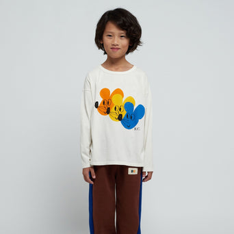 Bobo Choses - Multicolor Mouse Langarmshirt aus Bio-Baumwolle in Weiß - 2-3 Jahre - 8445782100715 - littlehipstar.com