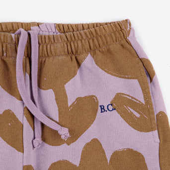 Bobo Choses - Retro Flowers Jogginghose aus Baumwolle in Lila - 2-3 Jahre - 8445782106366 - littlehipstar.com