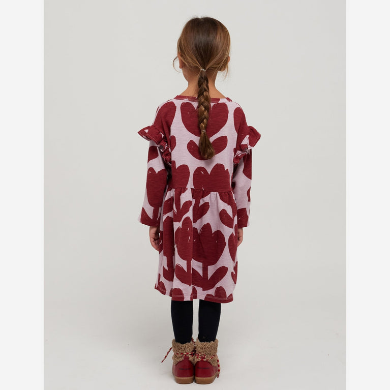 Bobo Choses - Retro Flowers Kleid aus Bio-Baumwolle - 2-3 Jahre - 8445782110929 - littlehipstar.com